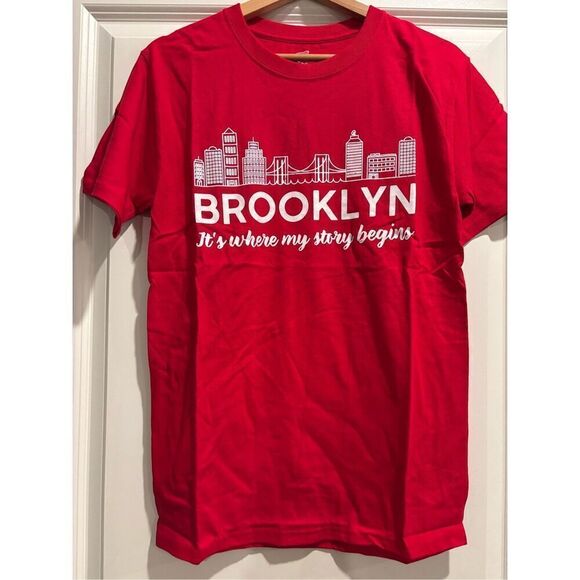 Brooklyn It's Where My Story Begins T-shirt size Small - Picture 1 of 2